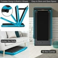thumbnail image 4 of WINGOMART WT-Pro Folding Under Desk Treadmill & Walking pad Folding Walking Jogging Machine with a built-in Heart Rate sensor/ Bluetooth Speaker/ Remote Control and Smart APP, 4 of 6