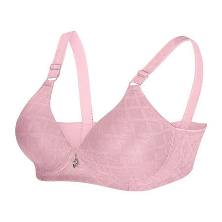 Push Up Bras for Middle Older Women Seamless Wireless Adjustable Bra Full Coverage High Support Daily Comfort Bras