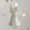 thumbnail image 2 of Christmas Hanging Angel Doll Pendant Glitter Bell Angel Ornaments Party Decor, 2 of 5