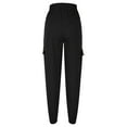 thumbnail image 5 of LADIGASU Men's Casual Solid Pants With Drawstring And Multiple Pockets Small Leg Pants, 5 of 6