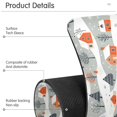 thumbnail image 4 of Yayeee Faucet Mat for Kitchen Sink 30" Diatomite Long Splash Guard Pad, Cartoon Orange Houses, 4 of 7
