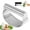 Silver, variant on Tzgsonp Garlic Press Rocker Stainless Steel Hand-Held Kitchen Chopper Garlic Cutter Garlic Smasher