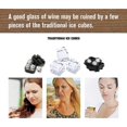thumbnail image 5 of Autumn Promotion,whiskey Bullet Stones, Stainless Steel Whiskey Rocks, Reusable Ice Cube Metal Ice, Whiskey Bullet Ice Cubes, 5 of 5