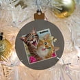 thumbnail image 5 of Kittens Selfie Picture Wood Christmas Tree Holiday Ornament, 5 of 7