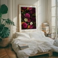 thumbnail image 5 of Dramatic Burgundy Midnight Rose Garden - Painting Floral Flowers Botanical Garden Vintage Pattern Autumn Unframed Wall Art Print 24 x 32 inches, 5 of 13