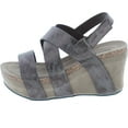 thumbnail image 2 of Pierre Dumas Women's Hester-5 Vegan Leather Strappy Wedge Sandals, 2 of 7