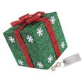 thumbnail image 1 of Injueey Caja de regalo Decoración de Navidad Suministros festivos Accesorios para festivales Artesanía Calcomanía de Navidad que funciona Kits de decoración para fiestas, 1 of 6