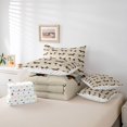 thumbnail image 5 of Manfei Funny Dog Dachshund Twin Bedding Sets 7-Piece, Cute Dalmatian Animal Bedding Comforter Set, Teens Kids Boys Girls Reversible Sheet Sets, Microfiber Bedroom Decor, 5 of 7