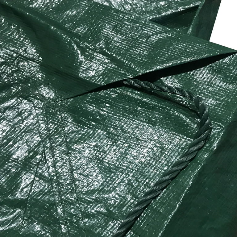 Moose Supply 8 Mil Drawstring Waterproof Tarp Yardwork Leaf