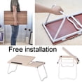 thumbnail image 4 of Adjustable Folding Laptop Desk, Anti-tilt Notebook Table Stand, Breakfast Bed Serving Tray Free Installation for Couch Floor, Bed, 4 of 4
