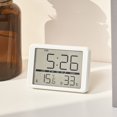 thumbnail image 4 of Despertador LCD Pantalla Grande Digital Temperatura Higrómetro Despertador, 4 of 8