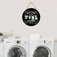 thumbnail image 5 of Eveokoki 11" Welcome To The Laundry Room Sign,Laundry Room Decor Laundry Room Wooden Sign Funny Sign Wall Plaque Rustic Farmhouse Laundry Wall Decor Vintage Bathroom, 5 of 5