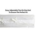 thumbnail image 3 of Lions Services USA Made LIons Tie-On Twin XL White Mattress Cover - 2 Pack, 3 of 5