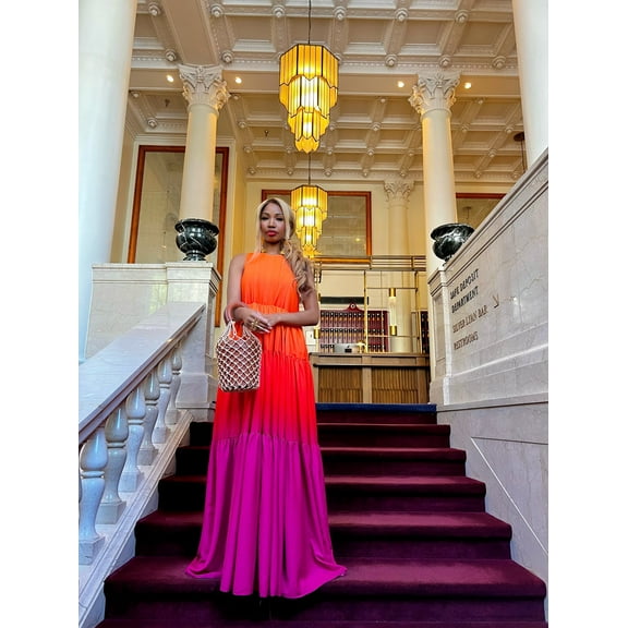 Nicolette Ombre Maxi Dress