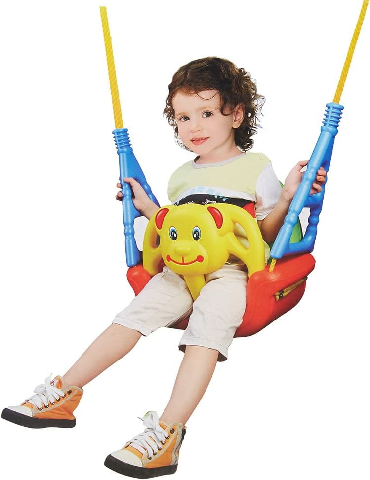 3 in 1 Toddler Swing Seat Fully Assembled,Hanging Swing Set Infant to