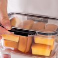 thumbnail image 1 of MesaSe Fridge Plastic Crisper Container Keep Dry Food Fresh Longer Storage Box for Kitchen Storage Accessories, 1 of 6