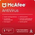 thumbnail image 1 of McAfee AntiVirus 1-PC - 1 Year Subscription [Digital Code], 1 of 6