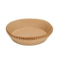 thumbnail image 2 of 50 Pcs Papier de Friteuse Double Face, Plateau en Papier Graissé, Résistant à l'Huile, pour Cuisine Maison BBQ Camping, 2 of 7