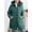 Green, variant on Women's Lightweight Puffer Bubble Coat Hooded with Faux Fur Collar Winter Warm Outerwear