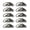 Silver, variant on 10Piece E Track Clips Cargo Anchors Fastening For Truck Trailers Cargo Tie Downs Transport Industry