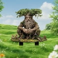 thumbnail image 5 of Whimsical Tree Man Fairy Earth Statue Enchanting Garden Stakes Acrylic Park Pile 2D Flower Pot Decoration For Outdoor Yard Patio, 5 of 6