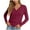 Wine, variant on ZSQDM Women's Cardigans Knit V Neck Button Down Lightweight Ladies Fashion Casual Open Front Cardigans Cardigan Sweaters for Women Lightweight Women's Sweater Casual Tops Cotton Sweaters for Women(L)