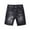 -A-Black42, variant on FINALGANG Boy Versatile Shorts Distressed Cotton Button Down Ripped Jeans Stretchy Denim Shorts With Pockets Designed Cozy Trendy Playsuit