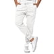thumbnail image 1 of Pantalones largos de moda para hombre, casuales, de color puro, para exteriores, con cremallera y bolsillo, pantalones deportivos para hombre, 1 of 4