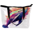 thumbnail image 2 of Whale Canvas Leather Mix Hand-Held Bag, Twill Sponge Jeanette Material, 30x10.5x39cm Dimensions, 2 of 5