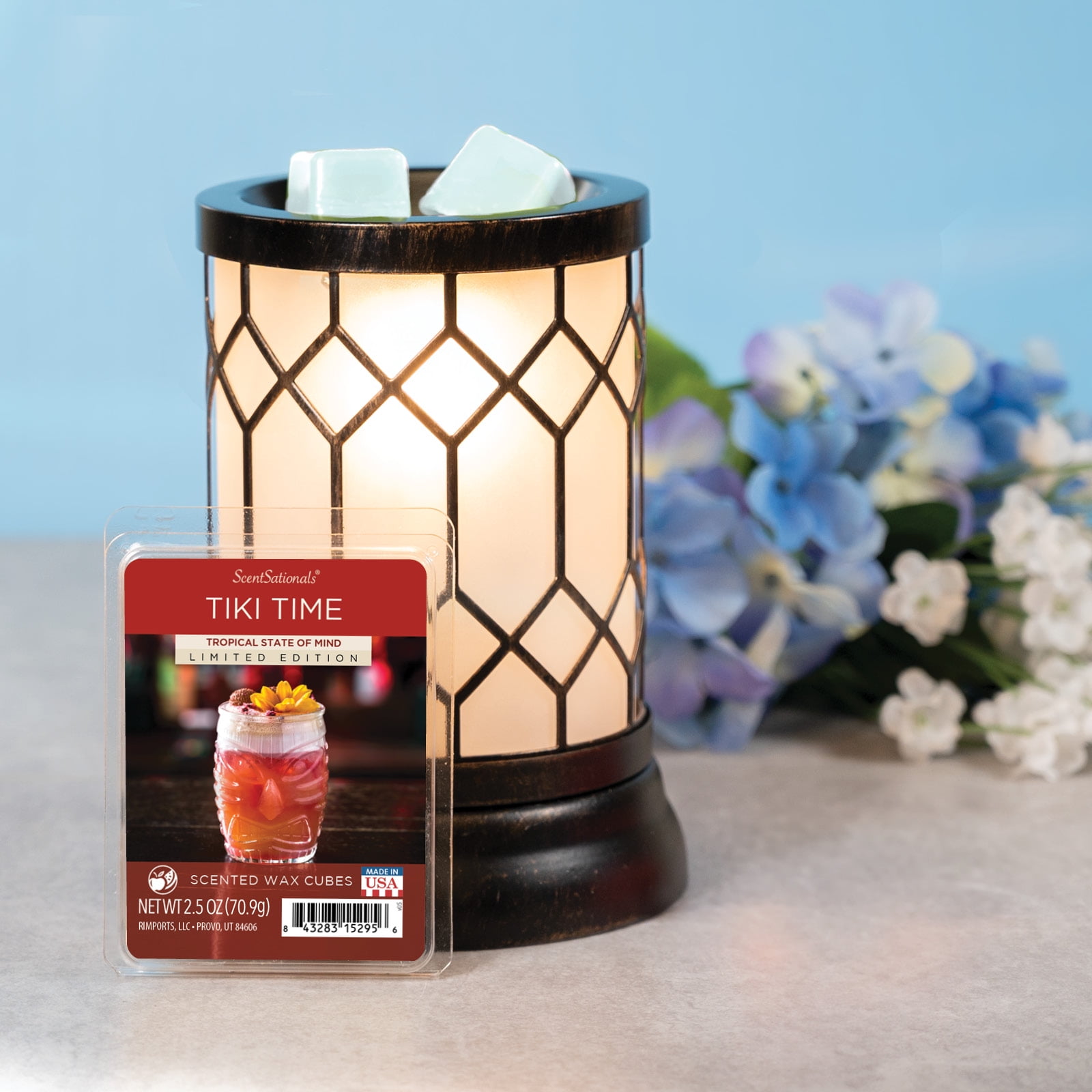 Tiki Time Scented Wax Melts, Scentsationals, 2.5oz (5-Pack)
