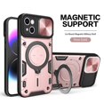 thumbnail image 1 of Funda magnética vintage de diseño militar para iPhone 13, con soporte para coche, anillo giratorio de 360 grados, función de flash, impermeable, antideslizante y duradera., 1 of 5