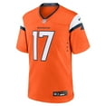 thumbnail image 2 of Men's Nike Devaughn Vele  Orange Denver Broncos Team Game Jersey, 2 of 6