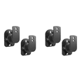 thumbnail image 1 of 4 Pcs Support Mural pour Haut-Parleur Support Surround Réglable Pivotant et Inclinaison Angle Rotation, 4 x Support Mural pour Haut-Parleur, Noir, 1 of 8