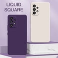 thumbnail image 2 of Funda de teléfono de silicona líquida cuadrada oficial para Samsung Galaxy A13, A23, A33, A53, A73, 5G, fundas traseras de móvil suaves e impermeables qiuyongming unisex, 2 of 2