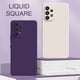thumbnail image 2 of Funda de teléfono de silicona líquida cuadrada oficial para Samsung Galaxy A13, A23, A33, A53, A73, 5G, fundas traseras de móvil suaves e impermeables qiuyongming unisex, 2 of 2