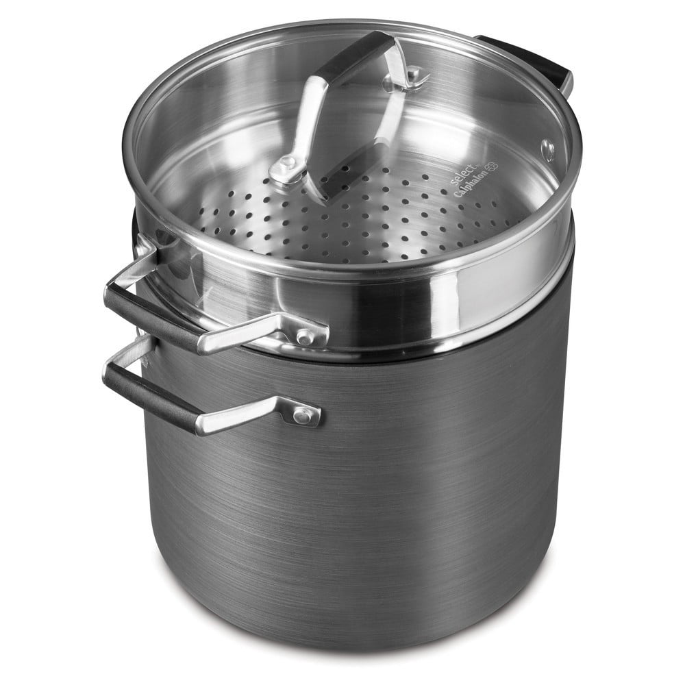 Select By Calphalon 8qt Hard Anodized Nonstick Multipot BrickSeek Select by calphalon 8qt hard anodized nonstick multipot brickseek