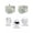 White Green, variant on Daisy Spring Floral Small Toaster Cover 2 Slice, Kitchen Appliance Covers, Eucalyptus Leaves Watercolor Wooden Toaster Oven Cover with Loop, Bread Machine Cover Polyester Dust Cover Protection