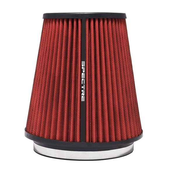 Spectre Industries Air Filter HPR9891 Red; Pre-Oiled Cotton Fiber; Cone; Single Centered Flange