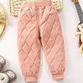 thumbnail image 3 of Usaibhir Toddler Boys Girls Sweatpants Elastic Waist Soft Winter Warm Jogger Pants for 2-8 Years, 3 of 5