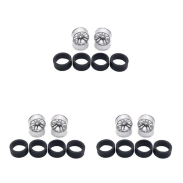 Bewildely 4 piezas de neumáticos de deriva de coche RC, ruedas de vehículo de Control remoto, juguetes de automóvil, actualización de Type1 NO1