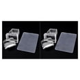 thumbnail image 4 of Wisewang Transparent Silicone Head Art Stamper Scraper Manicure Polish Stamping Tools 1pcs 2Set, 4 of 6