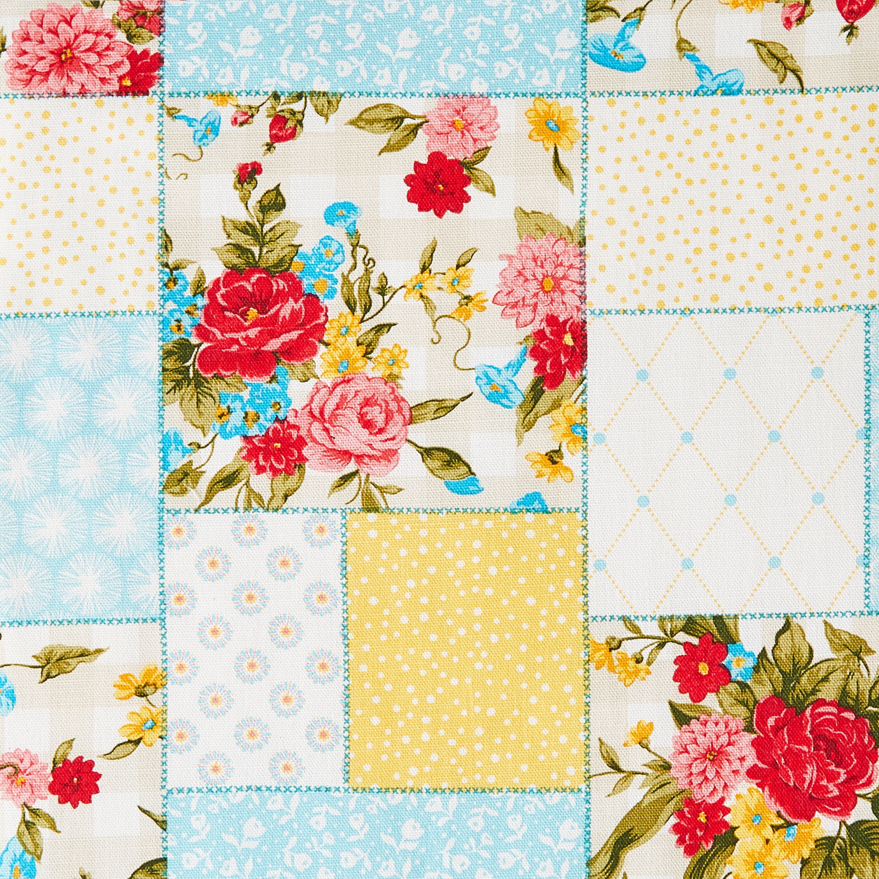 The Pioneer Woman Sweet Rose Tablecloth, Multicolor, 60"W x 84"L