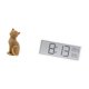 thumbnail image 5 of Figura De Gato De Resina Con Reloj Digital, Pantalla Grande Y Medidor De Temperatura Y Humedad. Ideal Para La Entrada, Estantería, Sala De Estar, Dormitorio U Oficina., 5 of 8