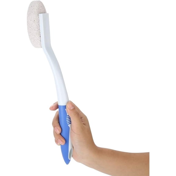 EXLEAF Pumice Stone Foot File with Long Handle, Callus Remover