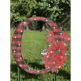 thumbnail image 6 of Plaid JOY Letters With Poinsettias, 6 of 9