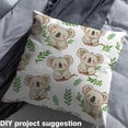 thumbnail image 2 of jejeloiu Cute Koala Fabric by the Yard 2 Yards,Cartoon Animal Room Decor Fabric by the Yard,Gray Green White Fabric for Sewing For Teens,Ultra Soft Home Decor, 2 of 6