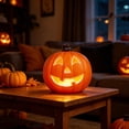 thumbnail image 4 of Yyuenw Halloween Jack-O'-Lantern LED Light, Waterproof Glowing Pumpkin Decoration for Outdoor Yard, Garden, Mall, Shop Window Display, 4 of 8