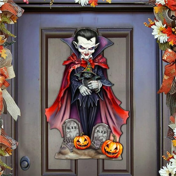 G. Debrekht 8652822H Dracula Door Hanger by G. Debrekht - Halloween Decor
