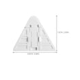 thumbnail image 2 of IFANLANDOR 6pcs Safety Sliding Glass Door Lock Window Locks Easy One Hand Operation No Screws Required, 2 of 8