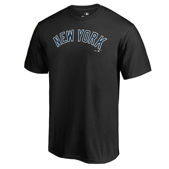 Men's Black New York Yankees Team Wordmark T-Shirt